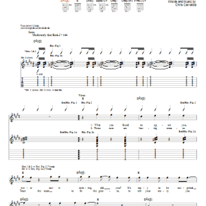 Dashboard Confessional If You Can't Leave It Be, Might As Well Make It Bleed Musik Noten - Guitar Tab - 31313-0