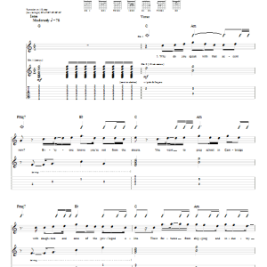 Dashboard Confessional Matter Of Blood And Connection Musik Noten - Guitar Tab - 64785-0