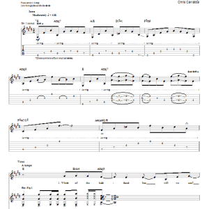 Dashboard Confessional Standard Lines Musik Noten - Guitar Tab - 30243-0