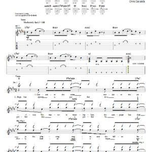 Dashboard Confessional The Good Fight Musik Noten - Guitar Tab - 30246-0
