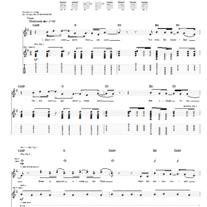 Daughtry All These Lives Musik Noten - Guitar Tab - 62185-0