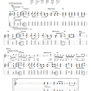 Daughtry Crashed Musik Noten - Guitar Tab - 62194-0