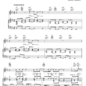Daughtry Every Time You Turn Around Musik Noten - Piano, Vocal & Guitar Chords - 73671-0