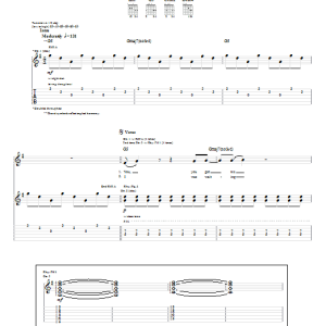 Daughtry Feels Like Tonight Musik Noten - Guitar Tab - 62225-0