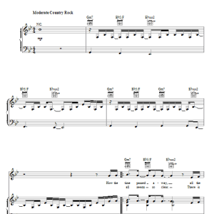 Daughtry September Musik Noten - Piano, Vocal & Guitar Chords - 73676-0