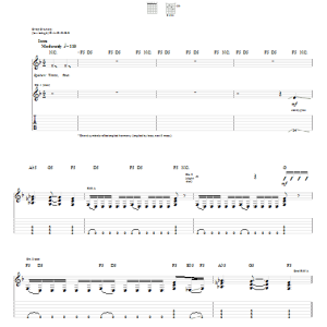 Daughtry There And Back Again Musik Noten - Guitar Tab - 62219-0