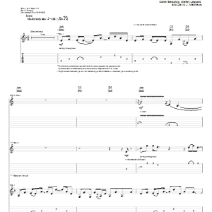 Dave Matthews Band Alligator Pie Musik Noten - Guitar Tab - 72733-0