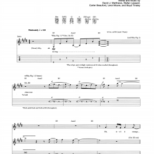 Dave Matthews Band Pig Musik Noten - Guitar Tab - 166434-0