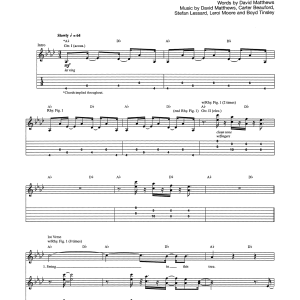 Dave Matthews Band Proudest Monkey Musik Noten - Guitar Tab - 166682-0
