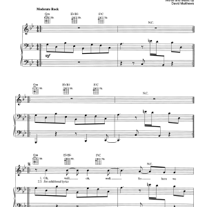 Dave Matthews Band Rhyme & Reason Musik Noten - Guitar Tab - 166199-0