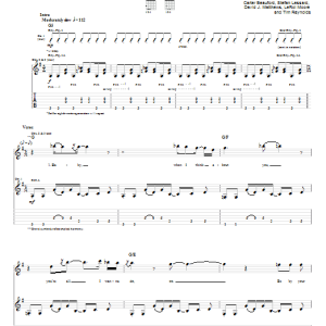 Dave Matthews Band Seven Musik Noten - Guitar Tab - 72737-0