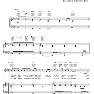 Dave Matthews Band Steady As We Go Musik Noten - Piano, Vocal & Guitar Chords - 62451-0