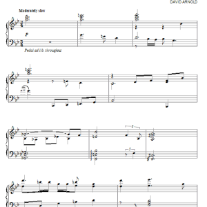 David Arnold Blue Star Musik Noten - Piano Solo - 80820-0