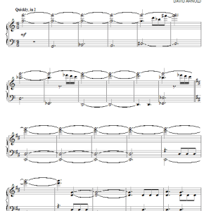 David Arnold Duel Musik Noten - Piano Solo - 80822-0