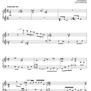 David Arnold Opening Titles (from The Chronicles Of Narnia: Voyage Of The Dawn Treader) Musik Noten - Piano Solo - 80825-0