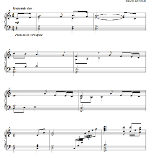 David Arnold Reepicheep Musik Noten - Piano Solo - 80837-0