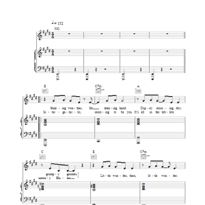 David Bowie Little Wonder Musik Noten - Piano, Vocal & Guitar Chords - 22879-0