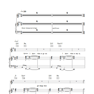 David Bowie Modern Love Musik Noten - Piano, Vocal & Guitar Chords - 22805-0
