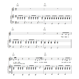 David Bowie Rock 'N' Roll Suicide Musik Noten - Piano, Vocal & Guitar Chords - 13848-0