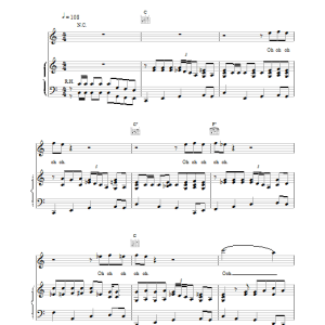 David Bowie TVC15 Musik Noten - Piano, Vocal & Guitar Chords - 13872-0