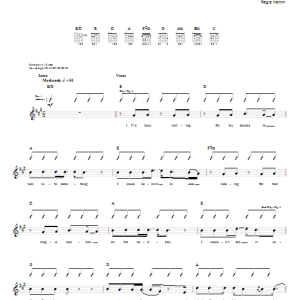 David Cook Time Of My Life Musik Noten - Guitar Tab - 73431-0