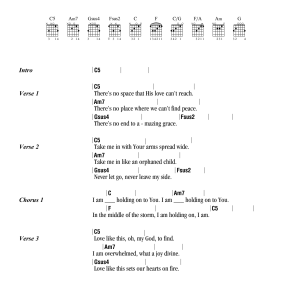 David Crowder I Am Musik Noten - Guitar Chords/Lyrics - 164910-0