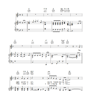 David Essex A Winter's Tale Musik Noten - Piano, Vocal & Guitar Chords - 33821-0