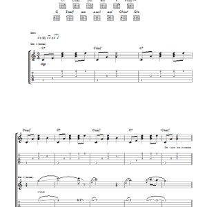 David Gilmour Smile Musik Noten - Guitar Tab - 104507-0