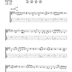 David Gilmour Then I Close My Eyes Musik Noten - Guitar Tab - 104505-0