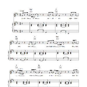 David Gray Nightblindness Musik Noten - Piano, Vocal & Guitar Chords - 14601-0