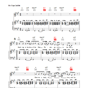 David Gray Say Hello, Wave Goodbye Musik Noten - Piano, Vocal & Guitar Chords - 14604-0