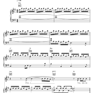 David Guetta Dangerous (featuring Sam Martin) Musik Noten - Piano, Vocal & Guitar Chords - 120448-0
