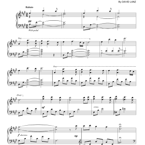 David Lanz Leaves On The Seine Musik Noten - Piano Solo - 172137-0