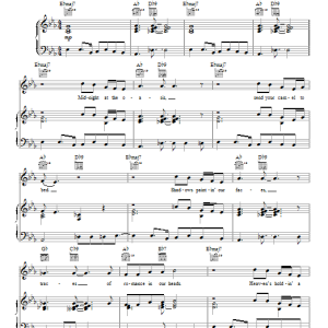 David Nichtern Midnight At The Oasis Musik Noten - Piano, Vocal & Guitar Chords - 94836-0