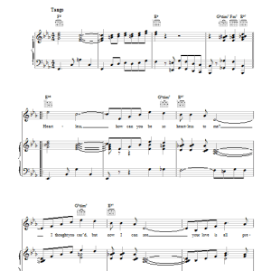 David Whitfield Heartless (Egon Tango) Musik Noten - Piano, Vocal & Guitar Chords - 42558-0