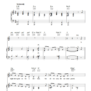 David Whitfield My September Love Musik Noten - Piano, Vocal & Guitar Chords - 43313-0