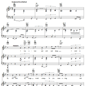David Yazbek Love Is My Legs Musik Noten - Piano, Vocal & Guitar Chords - 53603-0