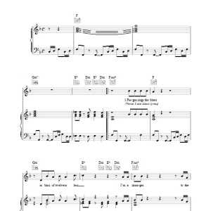 Deacon Blue Fergus Sings The Blues Musik Noten - Piano, Vocal & Guitar Chords - 38077-0