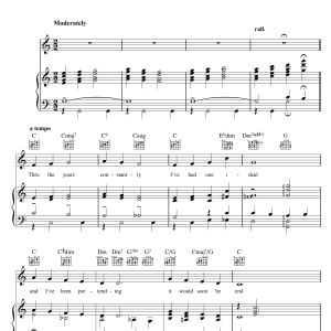 Deanna Durbin My Own Musik Noten - Piano, Vocal & Guitar Chords - 46982-0