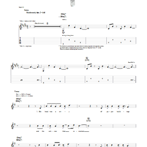 Death Cab For Cutie Long Division Musik Noten - Guitar Tab - 68163-0