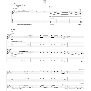 Death Cab For Cutie Pity And Fear Musik Noten - Guitar Tab - 68171-0