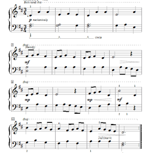Deborah Brady Music Box Minuet Musik Noten - Piano Duet - 28139-0