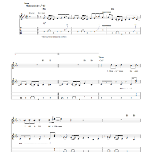 Deep Purple Maybe I'm A Leo Musik Noten - Guitar Tab - 70363-0