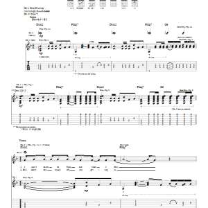 Default Live A Lie Musik Noten - Guitar Tab - 20091-0