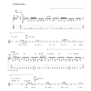 Deftones My Own Summer (Shove It) Musik Noten - Guitar Tab - 99222-0