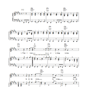 Del Amitri Make It Always Be Too Late Musik Noten - Piano, Vocal & Guitar Chords - 17144-0