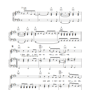 Del Amitri Not Where It's At Musik Noten - Piano, Vocal & Guitar Chords - 17148-0