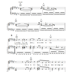 Del Amitri What I Think She Sees Musik Noten - Piano, Vocal & Guitar Chords - 17151-0