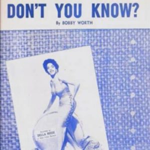 Della Reese Don't You Know? Musik Noten - Piano, Vocal & Guitar Chords - 37527-thumbnail