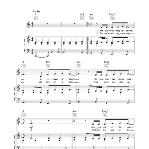Delta Goodrem Be Strong Musik Noten - Piano, Vocal & Guitar Chords - 31026-0